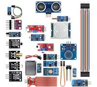 STARTER KIT ARDUINO RASPBERRY PI. SET 22 PEZZI SENSORI VARI - kit starter