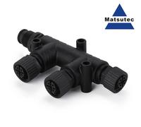 Starter kit connettore T 4 porte 5pin filettatura M12 IP67 impermeabile NMEA 2000 (N2k) (Tee) connettore a T per Garmin Lowrance Simrad B & G