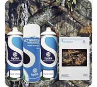 STARTER Kit Cubicatura Kit: Attivatore Spray 400 ml + colore di fondo + vernice + manuale di istruzioni+ pellicola cubicatura mimetico camo. Larghezza: 50 cm. Lunghezza: 200 cm (HCA-152)