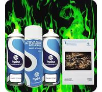 STARTER Kit Cubicatura Kit: Attivatore Spray 400 ml + colore di fondo + vernice + manuale di istruzioni+ pellicola cubicatura fiamma e teschi. Larghezza: 100 cm. Lunghezza: 200 cm (HLC-003)