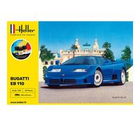 Starter Kit Heller 56738 Bugatti Eb 110 1/24. Supercar Francese Mitica 1991