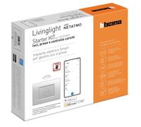 Starter Kit luci living Light bianco per gestione luci e prese Bticino N1010KIT