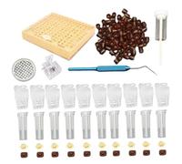 Starter kit per apicoltura, kit per allevamento delle regine Starter completo per apicoltura, comprendente scatola per allevamento delle regine, coppe per cellule, esclusore per strumenti di innesto