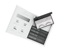 Starter kit per extension ciglia a grappolo a fai da te Nanolash - DIY kit completo per applicare le ciglia finte a casa, extension ciglia fai da te (Marrone, INNOCENT)