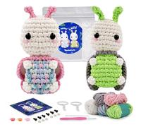 Starter kit per principianti, kit completo per principianti Amigurumi Starter Set con video tutorial passo-passo, regalo per bambini, per compleanni, festa della mamma o vacanze