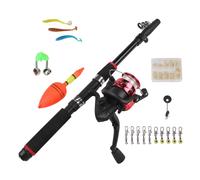 Starter Kit Pesca Pronto all'Uso con Canna Mulinello Tackle Box Misura Compatta