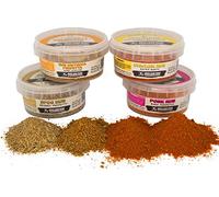 Starter Kit Rub BBQ GRIGLIARE DURO - 4 x 70 gr Confezioni di Rub barbecue - Spezie barbecue - Pulled Pork Rub - Chicken rub - Magic Dust Rub- Steak Rub - Spog Rub - Ribs Rub