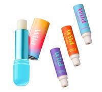 Starter pack di balsamo labbra ricaricabile Wild con SPF 25 - contenitore in alluminio Ombre e 3 ricariche di balsamo labbra - naturale al 98%, con burro di karité - Vegano e delicato sulle labbra