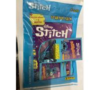 Starter Pack figurine STITCH Scrapbook + 36 bustine Nuovo Sigillato Panini