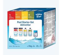 Starter set metodo cloro kit base manutenzione piscina Multicolor