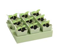 Starter Trays - Plant Propagation Trays for Seedling, Gardening Greenhouse Supplies with Sturdy Design, Growing Accessories for Vegetable Patch Flower Bed Garden 8.46 Inches