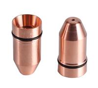 Startnow Ugelli laser a proiettile per macchina da taglio in fibra Lasermech con base coperchio Raytools WSX singolo doppio strato (BUL-S 10 PCS, 1.0)