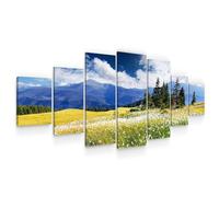 Startonight Grande Quadro su Tela Splendido paesaggio, Stampe Incorniciato e Pronta da Appendere Design Moderno Arredamento Arte Fotografia Formato XXL Multipannello di 7 Parti 100 x 240 CM