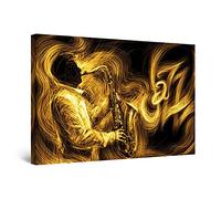 Startonight Quadro su Tela - Cantante Jazz - Grandi Quadri Astratti Moderni Stampe Grande per Soggiorno Stampe Incorniciate 80x120 cm, Decorazione Parete, Idea Regalo Elegante Luminoso al Buio
