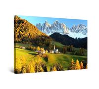 Startonight Quadro su Tela Casa In Montagna, Quadri Moderni Astratti Stampe Camere da Letto Stampe Incorniciate 60x90 cm, Decorazione Parete, Idea Regalo Elegante Luminoso al Buio