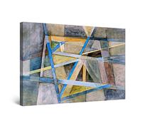 Startonight Quadro su Tela Linee Geometriche - Grandi Quadri Moderni Astratti - Stampe Grande per Soggiorno Stampe Incorniciate 80x120 cm, Decorazione Parete, Idea Regalo Elegante Luminoso al Buio
