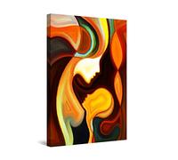 Startonight Quadro su Tela - Madre e Figlio - Grandi Quadri Astratti Moderni Stampe Grande per Soggiorno Stampe Incorniciate 80x120 cm, Decorazione Parete, Idea Regalo Elegante Luminoso al Buio