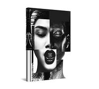 Startonight Quadro su Tela Ritratto di Donna Bianco e Nero - Quadri Moderni Astratti - Stampe Camere da Letto Stampe Incorniciate 60x90 cm, Decorazione Parete, Idea Regalo Elegante