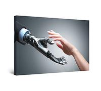 Startonight Quadro su Tela - Tecnologia - Grandi Quadri Astratti Moderni Stampe Grande per Soggiorno Stampe Incorniciate 80x120 cm, Decorazione Parete, Idea Regalo Elegante Luminoso al Buio