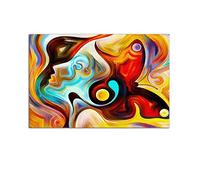Startonight Quadro su Vetro Acrilico - Simona Donna Astratta - Moderno Stampa 60 x 90 CM