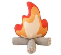 STARTONYOU Falso legno da ardere simulato Bonfire cuscino Peluche Peluche regalo, adatto a ragazzi, ragazze, decorazione del camino della stanza di campeggio adulti (dimensioni: 30X27CM)
