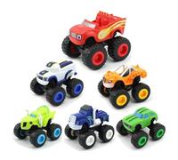STARTONYOU Nickelodeon Blaze & The Monster Machines - Monster Machines Giocattoli Scooter Auto - Crusher Truck Veicoli Giocattoli Regali per Bambini - Confezione da 6