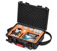 STARTRC PHOTO Custodia rigida impermeabile per DJI Mini 4 Pro Fly More Combo, custodia portatile da viaggio per DJI Mini 4 Pro/Mini 3 Pro/Mini 3 accessori/RC2/RC/N1/N2 controller (arancione)