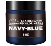 STARTSO WORLD 200ml di Riparazione per Pelle, Set Blu Navy per Arredamento, Divani e Sedili Auto - Tintura e Vernice per Riparazione Cuoio Decolorato e Graffiato