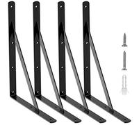 Starvast confezione da 4 staffe per mensole triangolari per treppiede angolo di 90 gradi staffe angolari per mensole 300x190