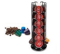 STARVAST Portacapsule Erogatore da caffè Dolce Gusto per 24capsule, 360 gradi rotabile - 330 x 130 mm, nero