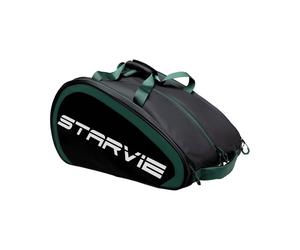 Starvie Organizzazione pratica per il padel La Starvie Pro Master Borsa per racchetta da padel accompagna gli spostamenti verso il campo con spazio e ordine. Progettata come borsa per racchetta da pad