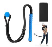 Starvortex Allenatore di Corda da Golf, Ausilio per l'allenamento dello Swing Golf con Custodia, Speed Grip Trainer per Interni ed Esterni, Attrezzatura per l'allenamento golfistico Unisex, Regalo