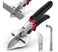 Starvortex Forbici da Elettricista Multiuso con 1 Lame di Ricambio SK5 | Forbice per Mitra a 45-135 Gradi, Forbici Elettricista Professionali per Taglio PVC, Legno Sottile e Plastica