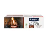 STARWAX - Ceppo Spazzacamino - Elimina Fuliggine e Catrame - Formula Brevettata - Inodore - Certificato Incluso - Per stufe e camini - Uso 1-2 volte/anno - 1,1 kg