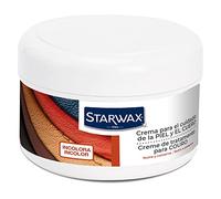 STARWAX Crema per la cura della pelle e del cuoio - Nutre e conserva flessibilità e lucentezza - Con lanolina e olio di zampa di bue - Incolore - Penetra in profondità - Made in France - 150ml