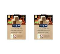 STARWAX - Cubi accendifuoco - Fino a 20 min. di combustione - Accensione rapida - Non altera il sapore degli alimenti - PEFC - x34 cubi (Confezione da 2)