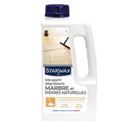 STARWAX - Decapante solvente marmo e pietre naturali - Sgrassa ed elimina la sporcizia e i vecchi prodotti - Ottimizza la lucentezza - Senza risciacquo - Made in France -1L - 30-50 m 2
