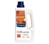 STARWAX Latte lucidante per cotto e terracotta 1L | Protegge e fa brillare pavimenti in cotto e terracotta, 2 in 1 pulizia e brillantezza, senza risciacquo, resa 750m²/L