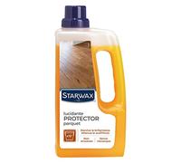 STARWAX Lucidante protector parquet e laminati, 1L | Pulisce e ravviva la brillantezza, non scivoloso, senza risciacquo, fino a 750 m²