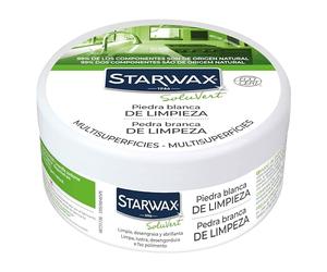 Starwax Pietra detergente bianca multiuso - 100% di origine naturale - Pulisce, sgrassa e lucida