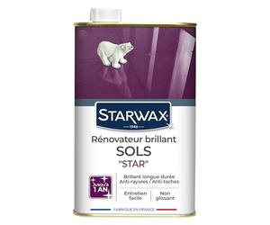 STARWAX Rinnovatore brillante pavimenti interni, 1 l | Pulisce e protegge dai graffi e dalle macchie, lunga durata, non scivoloso, 30 m²