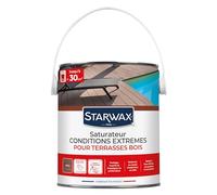STARWAX Saturatore ad alta protezione per terrazze in legno, 2,5 l, teak