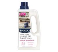 STARWAX Shampoo Divani e Tappeti, Detergente Lavamoquette Concentrato 1L | Detergente lavamoquette a iniezione estrazione per pulizia divani, tappeti e moquette, elimina le macchie, senza risciacquo