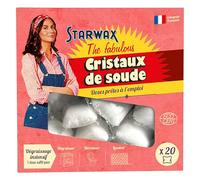 STARWAX THE FABULOUS - Dosi di cristalli di soda Pronto all'uso - 1 dose = 1 lavaggio - Sgrassare, strofinare e lavare le pareti - Ultra efficiente - Origine naturale - ECOCERT - x20 dosi