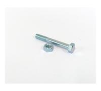 STARX 47.976.12 - 15 x Bullone Testa Esagonale + Dado M8x60mm - Zincato