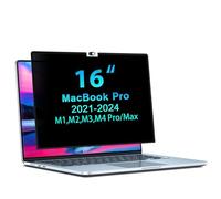 STARY schermo privacy MacBook Pro 16 pollici (2021-2024, M1, M2, M3, M4) - A2485/A2780, rimovibile Matte Anti Blue Light Glare Filter 16 pollici Privacy Screen Protector per Mac Pro 16.2“ Laptop