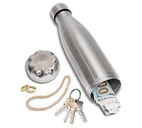 Stash-it, borraccia Diversion in acciaio inox con nascondiglio per denaro, esca discreta per viaggi o a casa, il fondo si svita per riporre i tuoi oggetti di valore