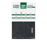 Stash Proof Sacchetti sigillanti richiudibili con cerniera, 38,1 x 50,8 cm (50 pezzi) da 5,5 ml (nero e trasparente), senza BPA, per alimenti, per conservazione, sottovuoto e preparazione dei pasti