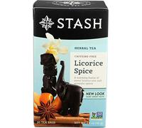 Stash Tea Company Premium Licorice Spice Herbal Tea - Caffeine Free - 20 Bags