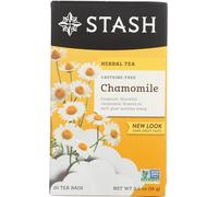 Stash Tea Company - Tisana di camomilla, senza caffè, 20 bustine, 18 g